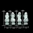 White Angel Figurine Set of 4, Decorative Garden Statues, 8 Inch Height, 3-3.5 Inch Width