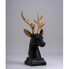 Artistic Resin Elephant Sculpture - Elegant Elephant Figurine for Home & Office Decor