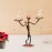 Antique Golden Metal Lady Baby Candle Holder for Table | Handcrafted Tealight Stand for Home & Office Decor